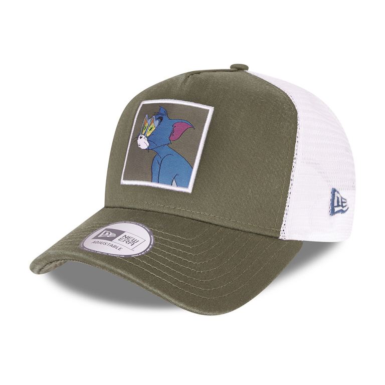 Gorras New Era Truckers Verdes - Tom and Jerry Character Khaki 95201GPSB